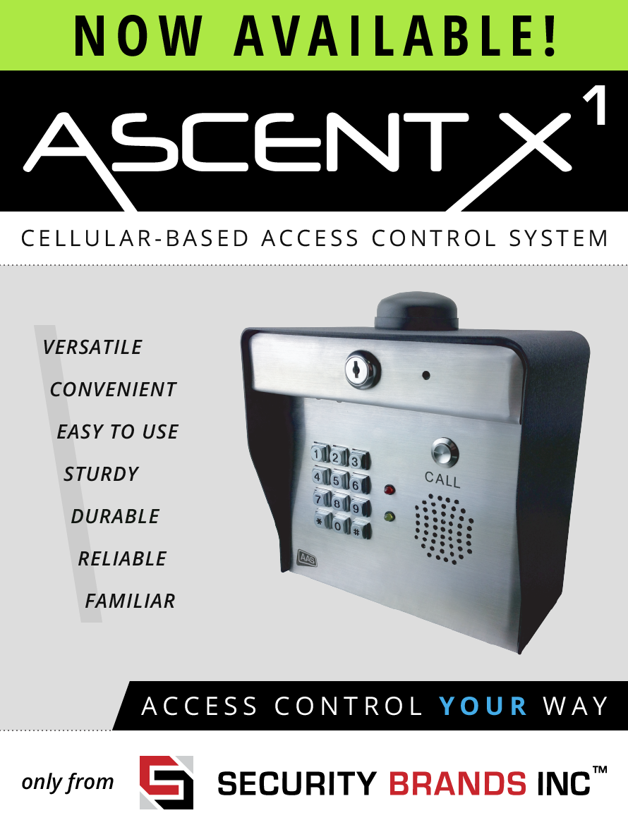 Introducing ASCENT X1 —CellularBased Access Control System Security
